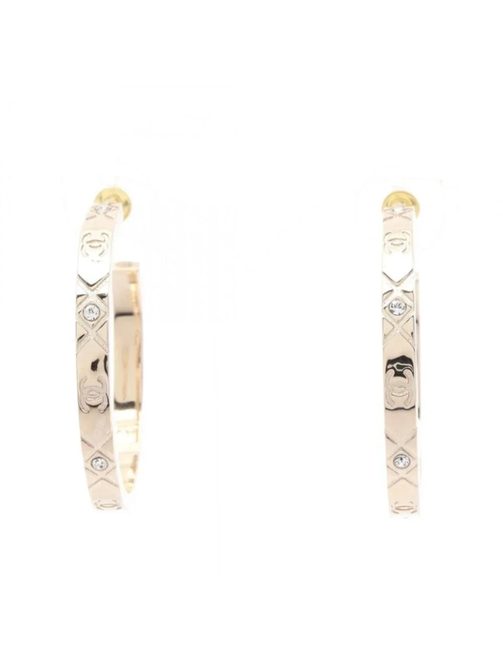 Chanel Single Earring CC Logo Hoop